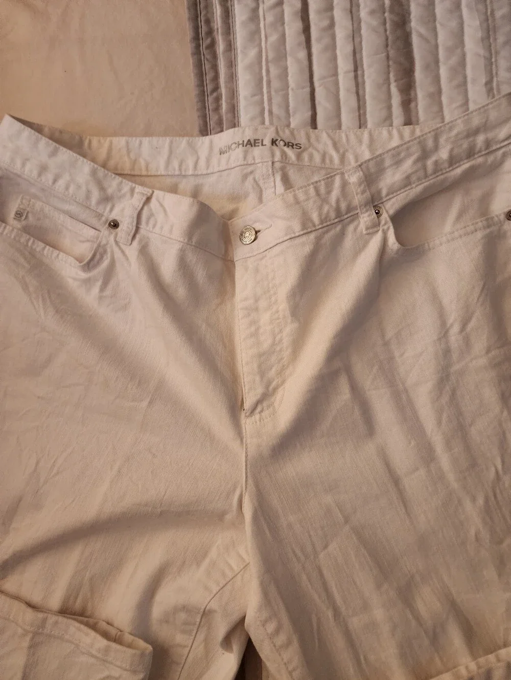 Michael Kors Cream-White Jeans